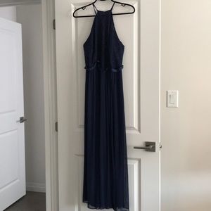 Navy blue dress